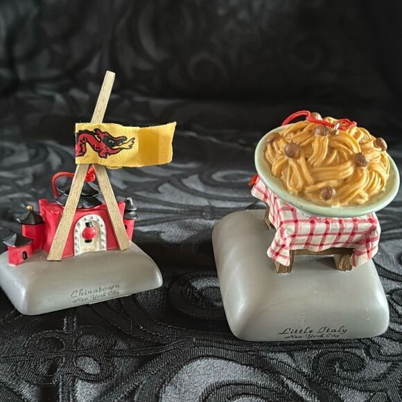 Macy's Other - set of MACYS NYC Little  Italy  & Chinatown ornaments